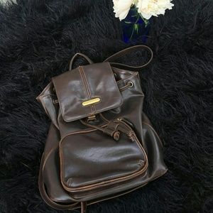 Liz Claiborne | Faux Leather Mini Backpack
